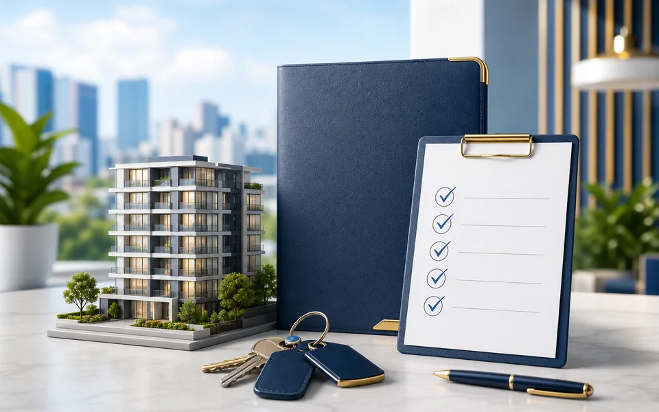 Edificio residencial para opciones inmobiliarias gestionadas